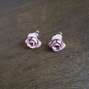 rose earrings